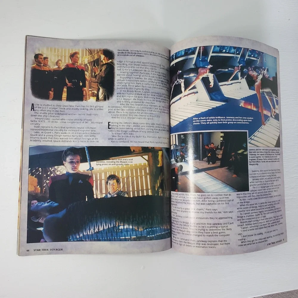 Star Trek Voyager #1 Premiere Collectors Edition April 1995 Official‎ Magazine